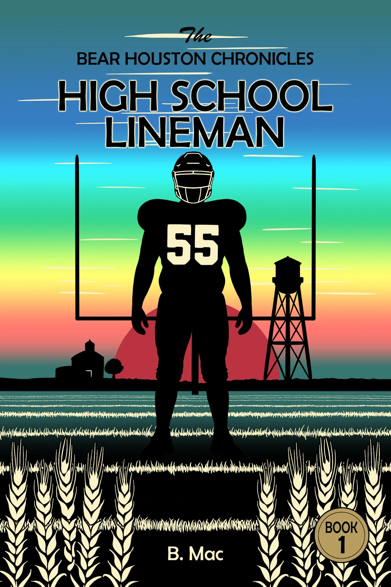 Cover of High School Lineman, Book One of The Bear Houston Chronicles